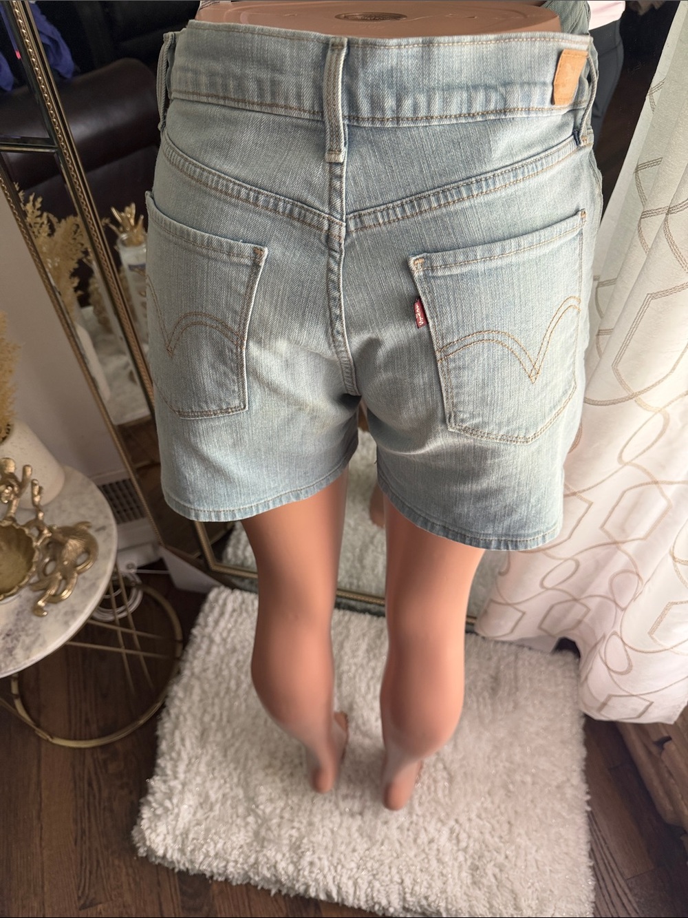 Levi's Light Blue Denim Jean Shorts